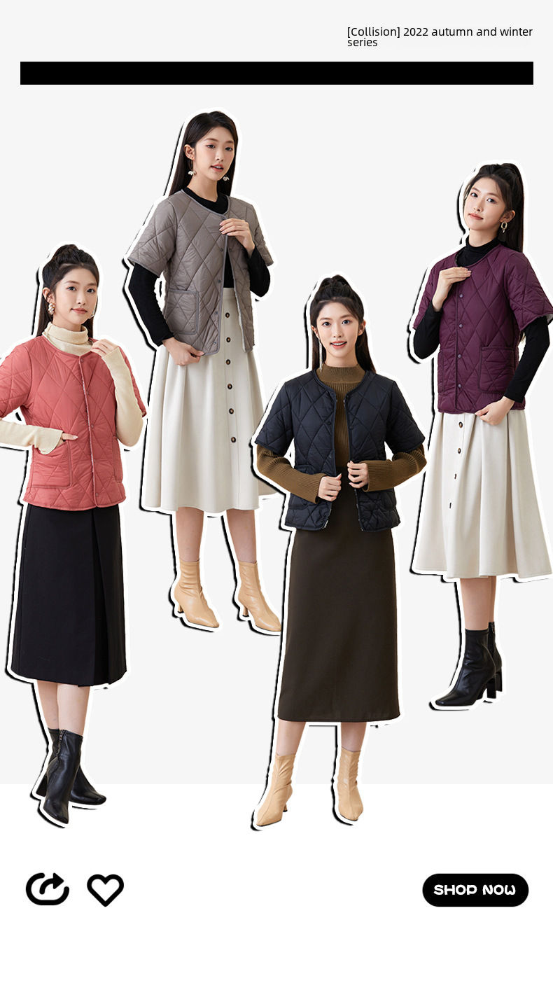 Varm vinterjacka för damer med fleecefoder för äldre kvinnor_voghion.com