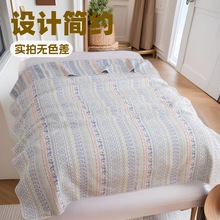 纯棉六层纱布240*300冬季恒温软席加大榻榻米炕床A类四季可用水洗
