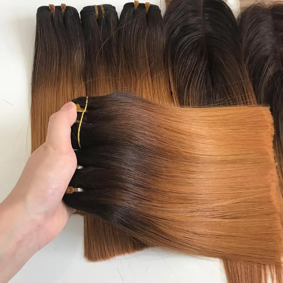 1B/27 Vietnam Straight Hair Bundles Supe...