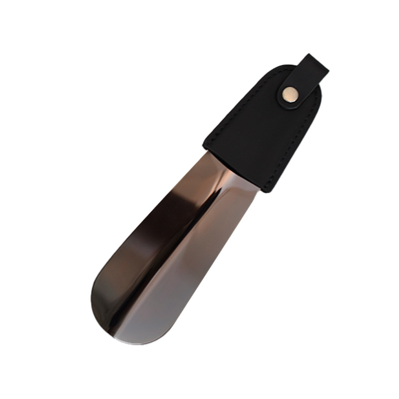 Funda de cuero negro negro pistola (16.5CM)