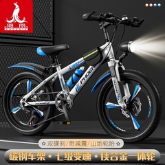 フェニックス子供用自転車 6-8-12歳 中高年向け 変速マウンテンバイク 女の子用ペダル自転車 20inch