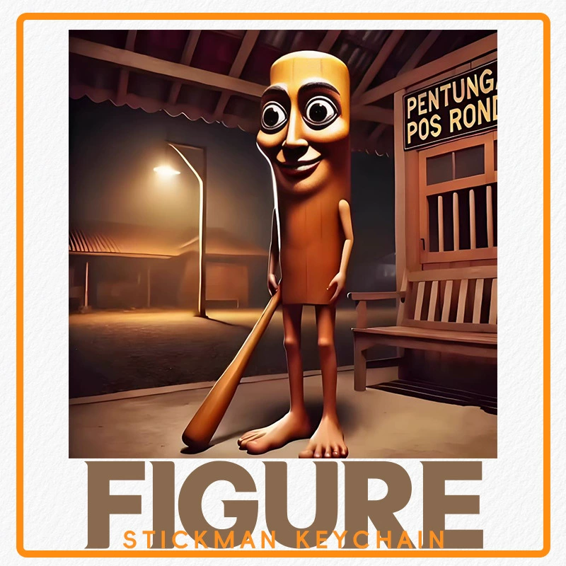 Деревянный человечек Tungtungsahu, собранный с подвижными соединениями, забавная декомпрессионная игрушка Tungtungsahu, напечатанная на 3D-принтере