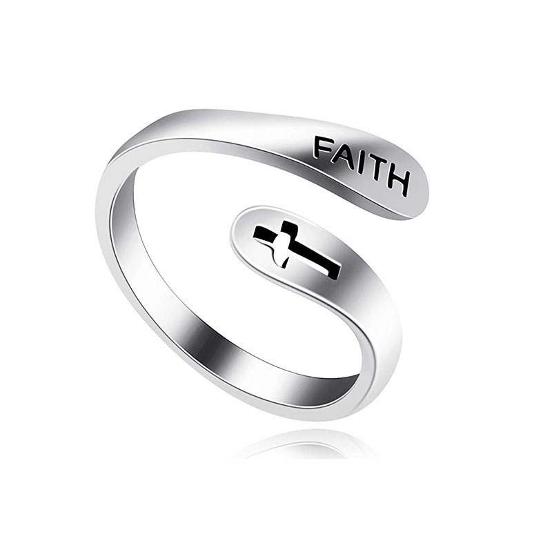 Stylish FAITH Ring