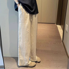 chao级推荐！春夏BI备~极简老钱风亚麻裤时髦ins松弛感慵懒风裤子