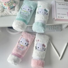 可爱卡通毛绒牙膏笔袋批发跨境文具袋少女心学生大疆pocket收纳包