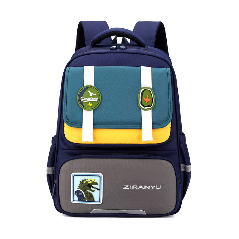 Mochila de pescado natural para niños 1 - 3 grados para reducir la carga, mochila escolar ligera de gran capacidad para niños de primer grado