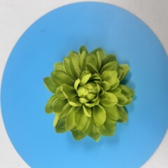 仿真花头多层大丽花绢花发饰簪花头饰套装diy材料包古风头花批发