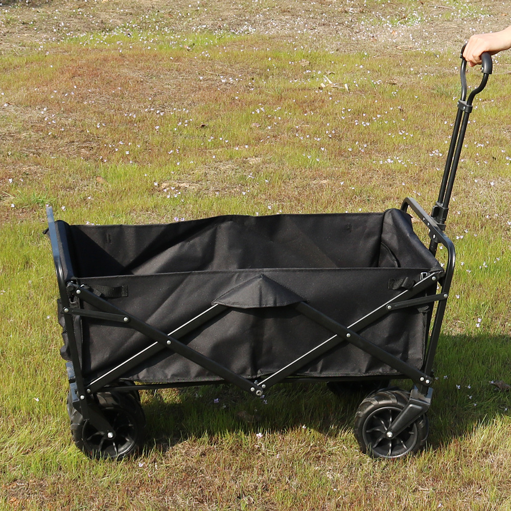 户外营地车家用购物车便携可折叠拉杆野营车拉货摆地摊小推车批发