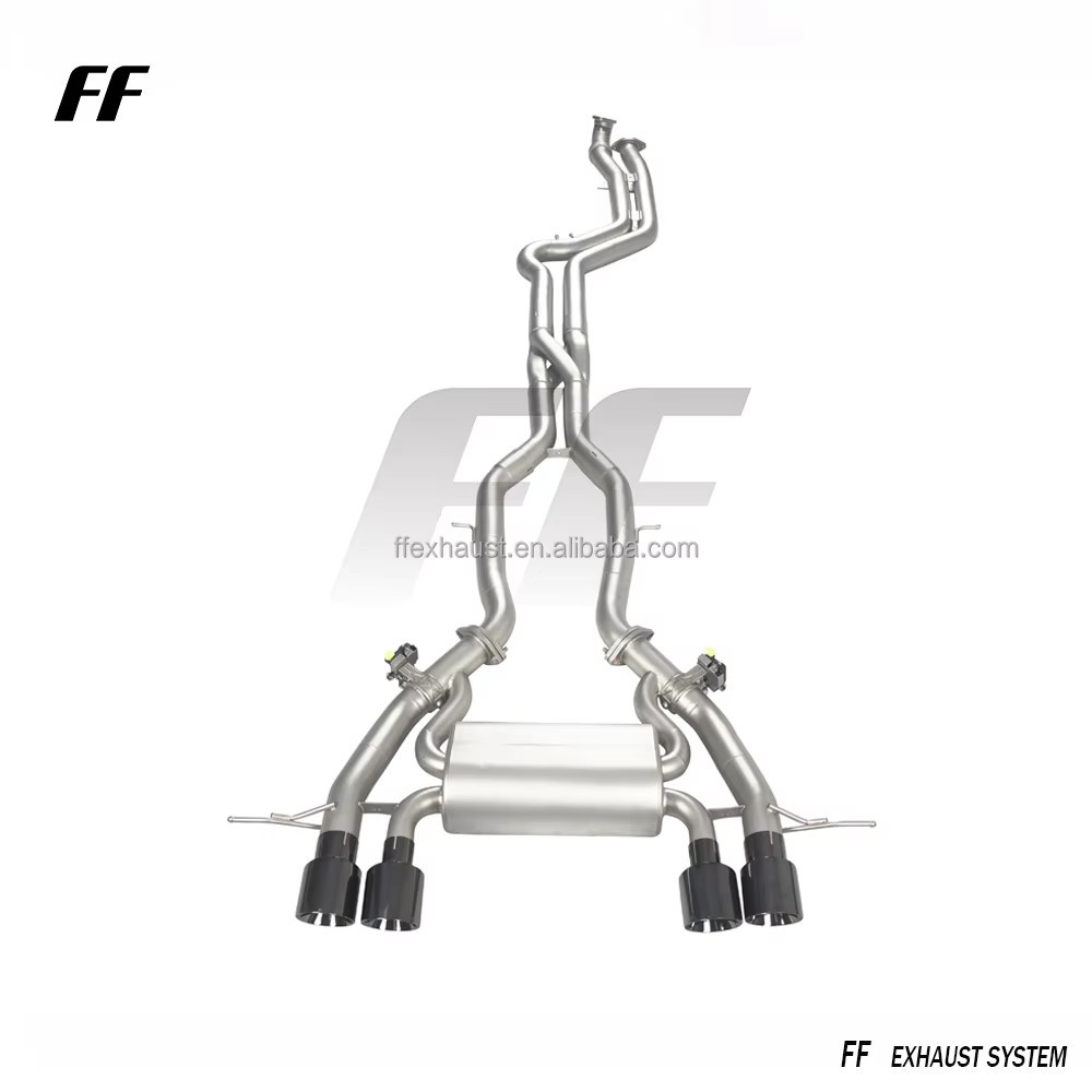Suitable for BMW M3/M4 G80/G82 M2 G87 S58 3.0T Equal Length Mid-Pipe with Z-Pipe