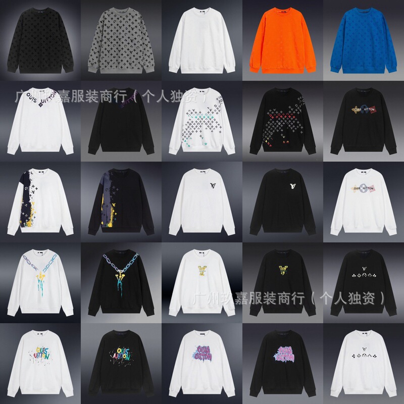 跨境.正确版.驴家秋冬系列高克重纯棉长袖卫衣高版本.25新款|undefined
