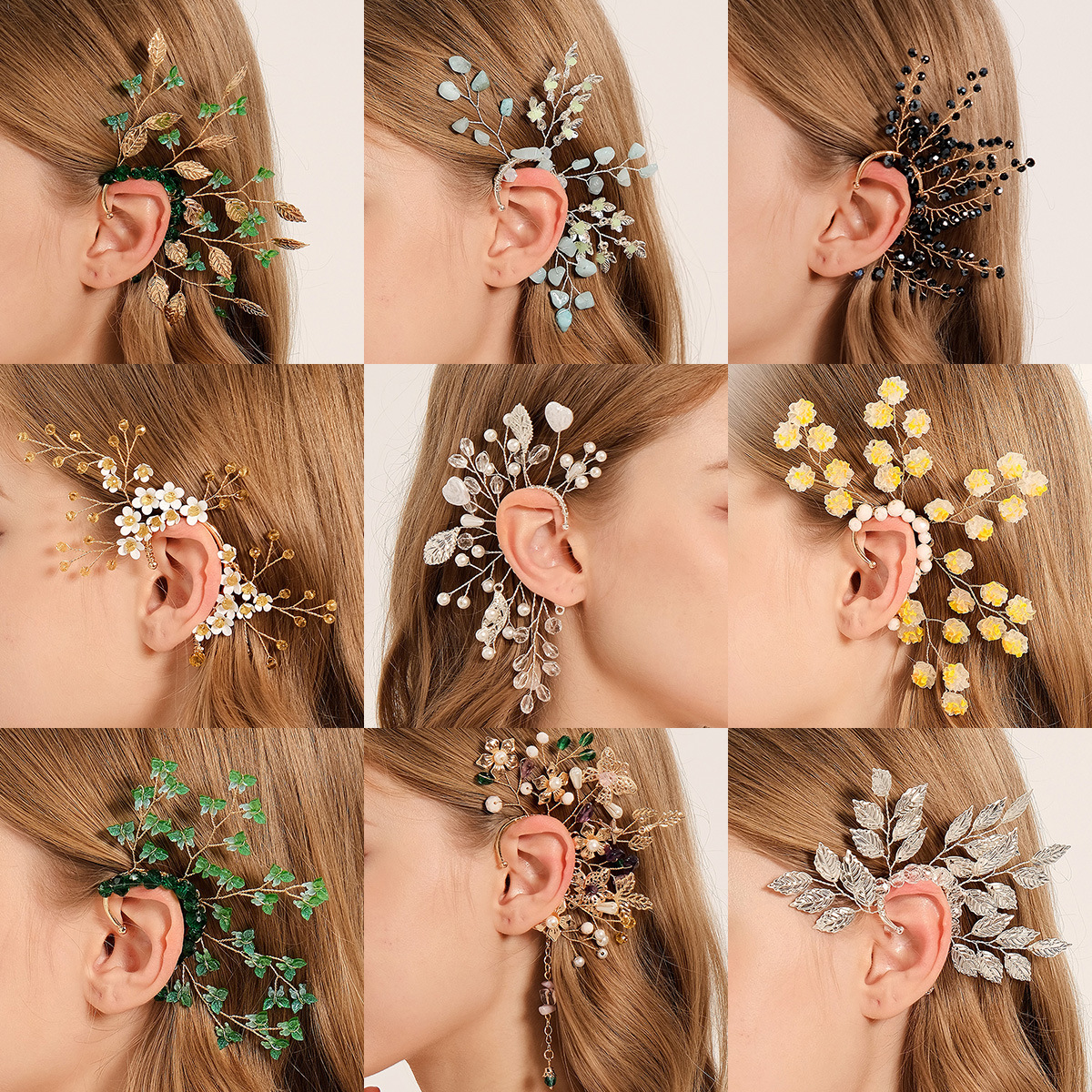 ear clips handmade pearl