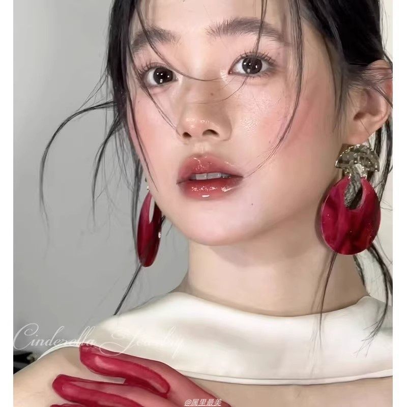 个性夸张U形耳环欧美复古小众耳针气质高级感新娘结婚礼服耳饰女|undefined