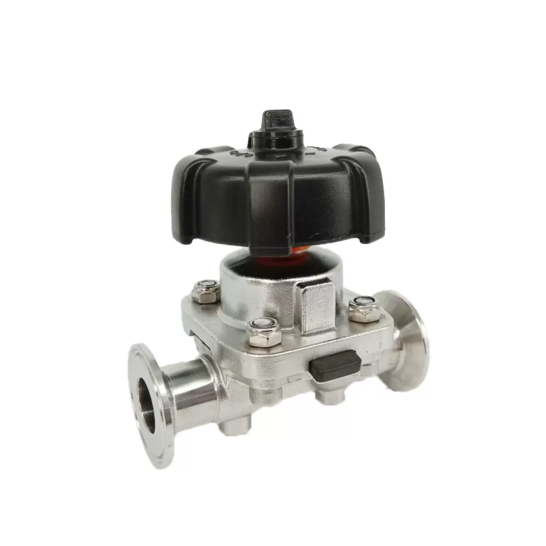 316L卫生级不锈钢手动隔膜阀食品级卡箍式焊接快装膜隔阀门隔膜阀