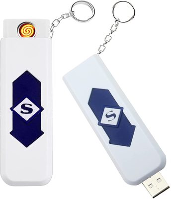 USB充电打火机广告礼品定制创意礼品防风塑料电子点烟器