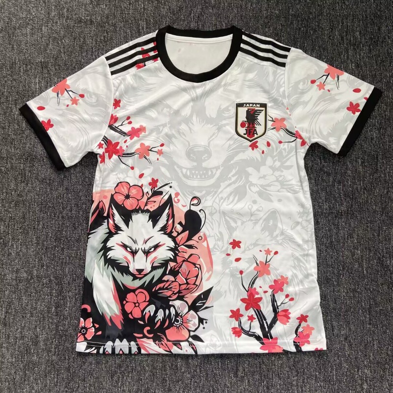 2025 Japan Team Anime Football Jersey 3D Digital Print T-Shirt Trendy Brand Style Personalized Fan Training Shirt Short Sleeve Wholesale
