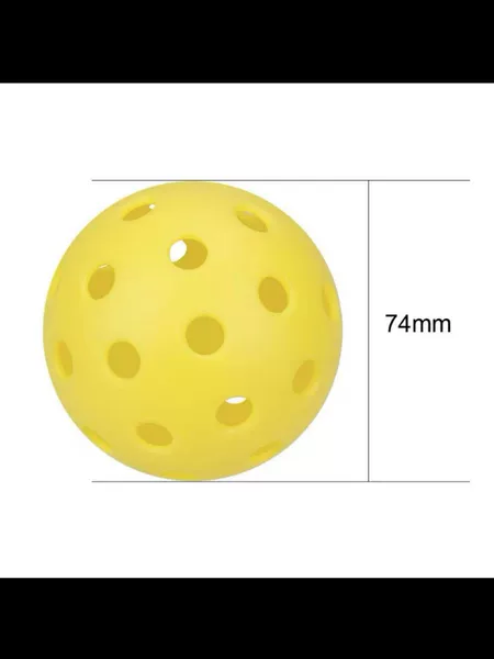 Pickleball Injection-Molded 26-Hole/40-Hole Indoor and Outdoor Training Balls, Impact-Resistant, Amazon's Popular Outdoor Multi-Hole Balls