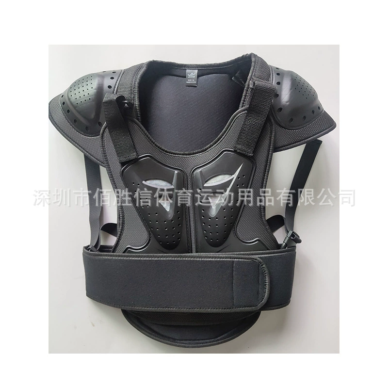 Детский защитный жилет для катания на лыжах, мотоцикле, велосипеде, защита для груди, спины и плеч, защитное снаряжение.