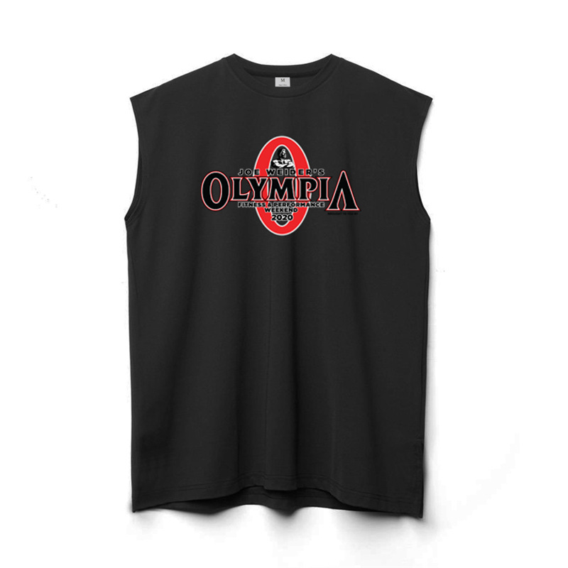 Verano de malla transpirable chaleco camiseta sin mangas de los hombres gimnasio culturismo entrenamiento muscular slim fit deportes camiseta