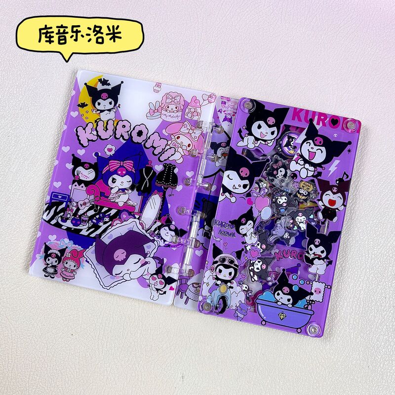 日本の漫画 A7 ルーズリーフノートブックかわいいガーリーハート高価値アニメ学生アクリル|undefined