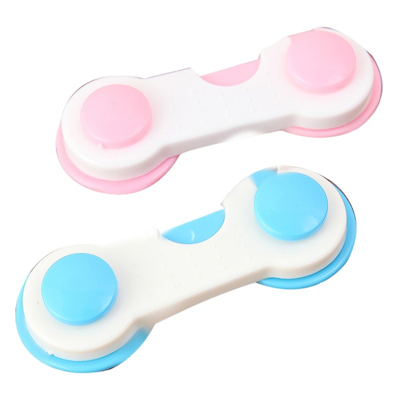 Cerradura de seguridad para niños cerradura protectora del cajón mano anti-pellizco cerradura de la puerta del gabinete del refrigerador anti-abierto del bebé