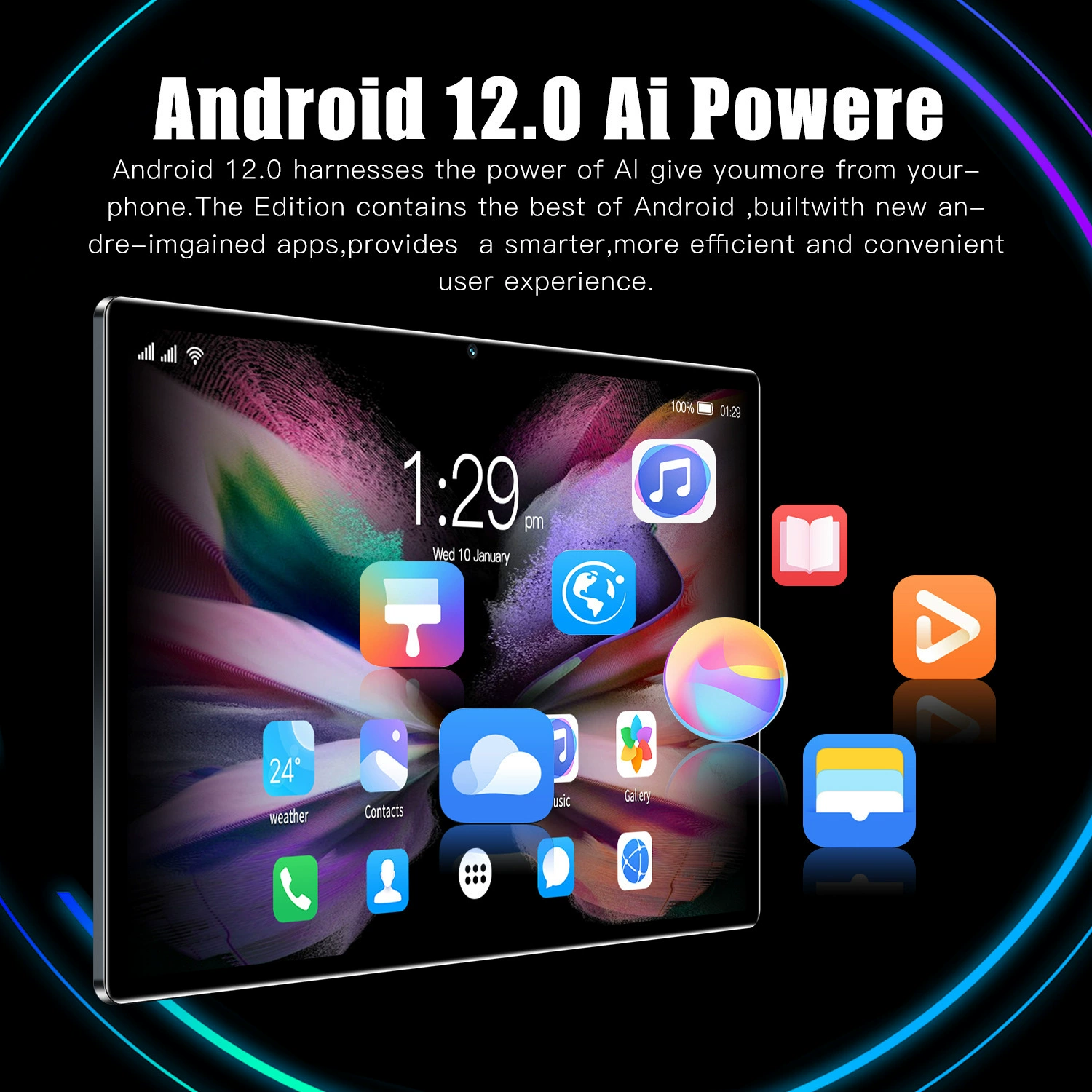 Планшетный ноутбук оптом ( торговля), 10.1 дюйма, Android, Bluetooth, широкий экран