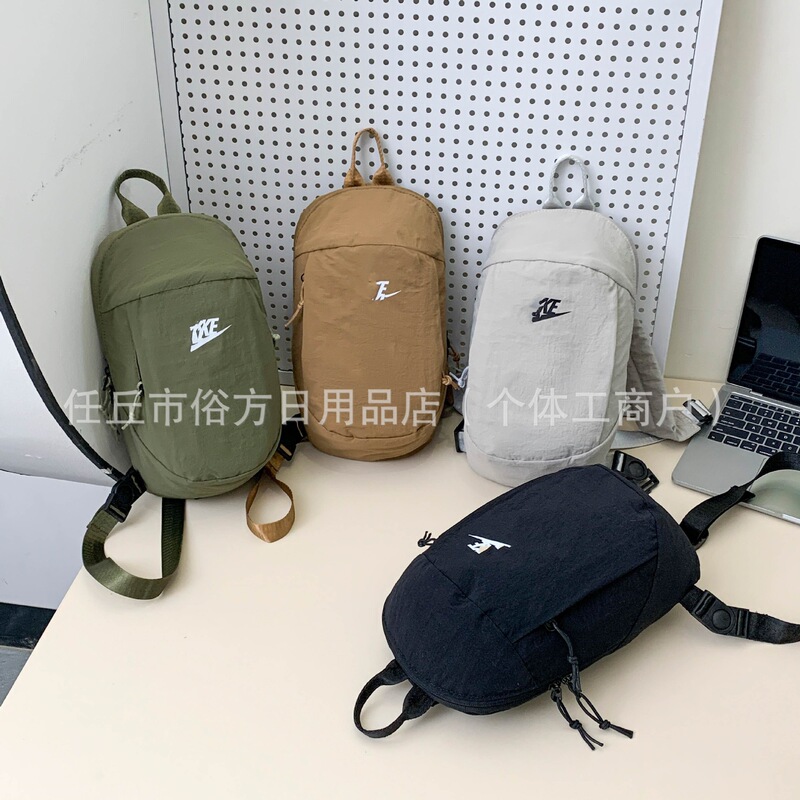 Chest Bag Women's Crossbody New Sports Bag Men's Outdoor Travel Cycling Mountaineering Mobile Phone Coin Shoulder Bag Nk Running Waist Bag