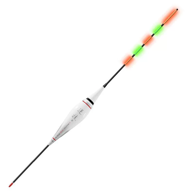 川泽 Shallow water luminous float bite hook color change short float high sensitive eye-catching wild fishing grass cave water skin light mouth crucian carp float