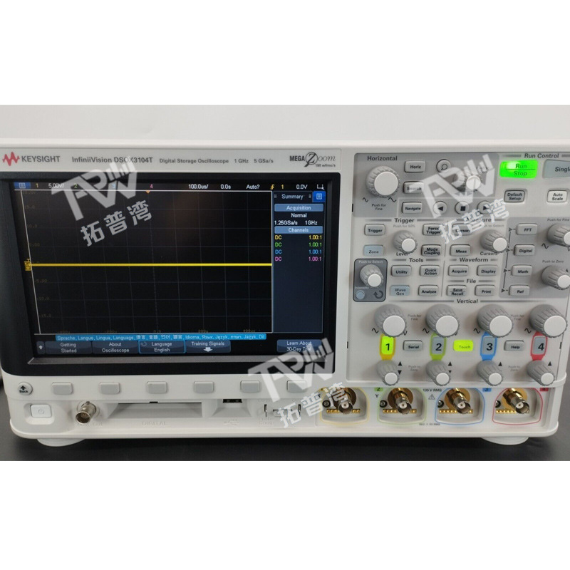 Keysight 是德科技 1 GHz 4 个模拟通道 DSOX3104T 数字示波器