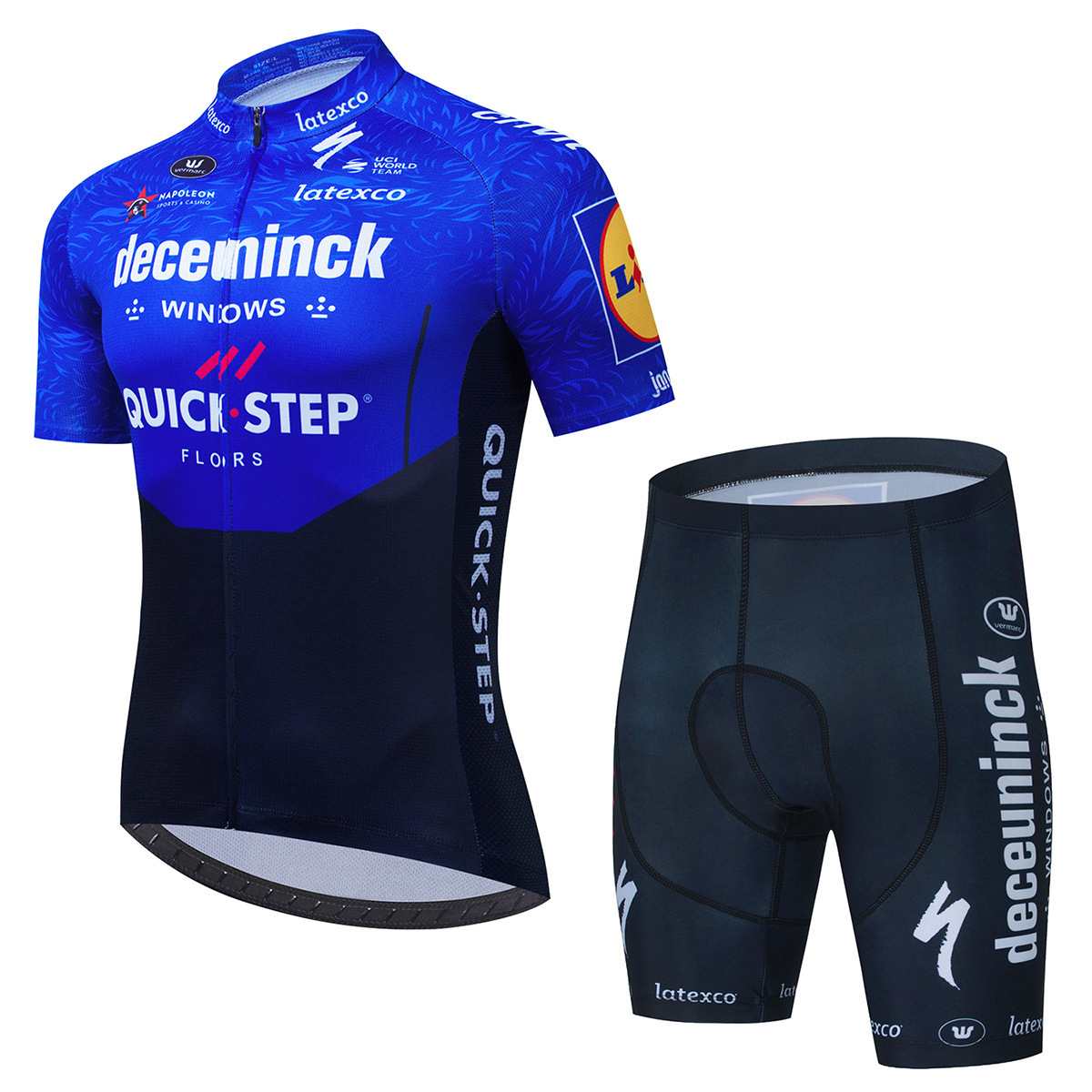 2021 nueva versión del equipo ropa de ciclismo manga corta traje los hombres y las mujeres bicicleta montaña ropa al por mayor disponible