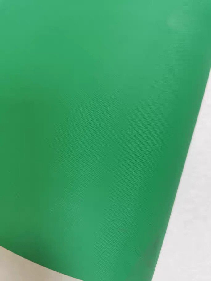 High-speed wear-resistant yellow-green flat textile belt, industrial synchronous anti-slip rubber canvas nylon base belt