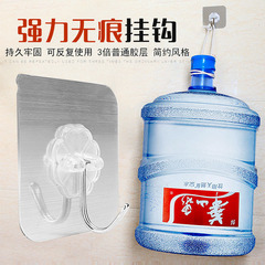 Factory transparent hook invisible hook magic glue adhesive nailless bathroom kitchen strong hook stall hot-selling sticky hook
