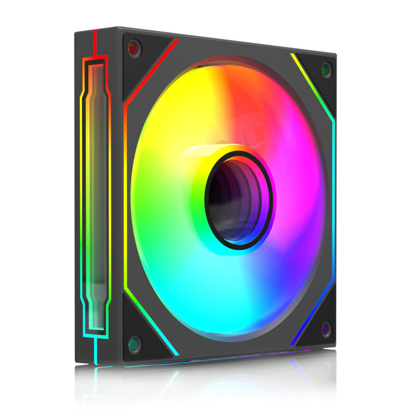 プリズム 4pro 神光同期 ARGB シャーシ冷却ファン 5V3 ピン 12 センチメートルシャーシ冷却ファンシービュールーム|undefined