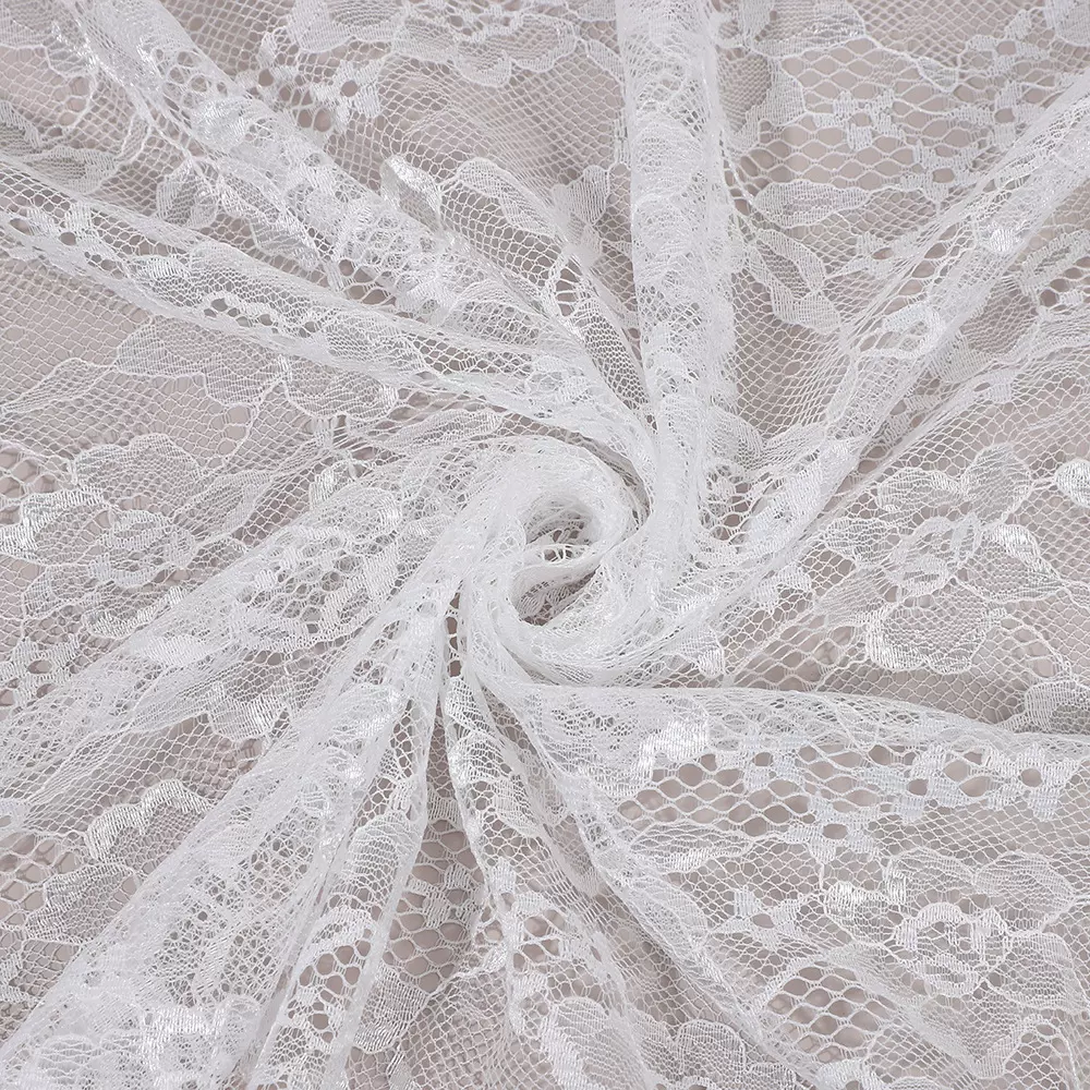 厂家直销牡丹花蕾丝面料内衣打底衫服装辅料汉服襦裙镂空花朵网布