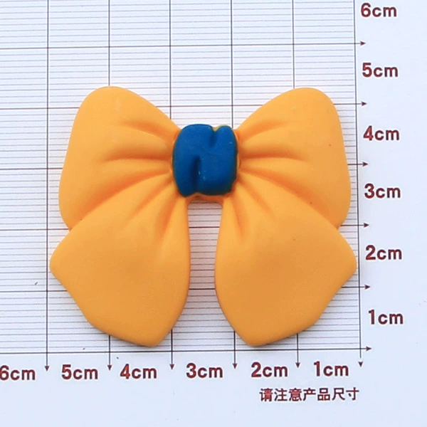 With bow, yellow