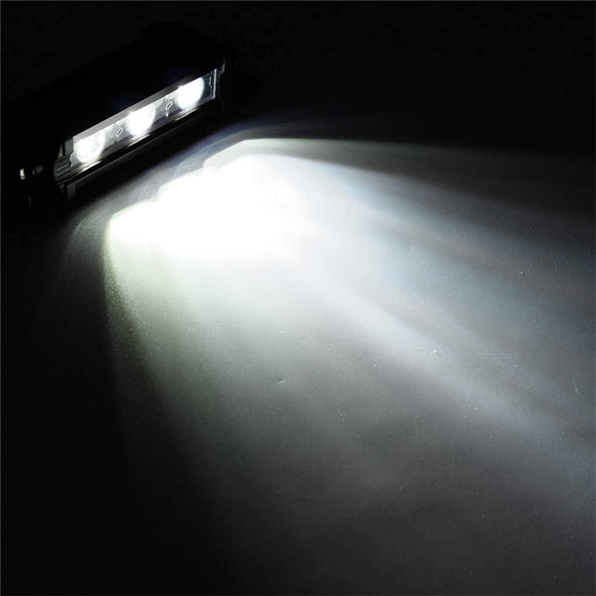 Cross-Border Automotive Led Work Light Ultra-Thin Single-Row Strip Light 3Led 9W Off-Road Vehicle Roof Light Modification Inspection Light