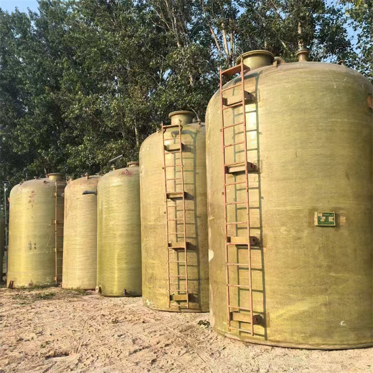二手玻璃钢罐 5到120立方化工废水盐酸储罐 立卧式耐腐蚀 不渗漏