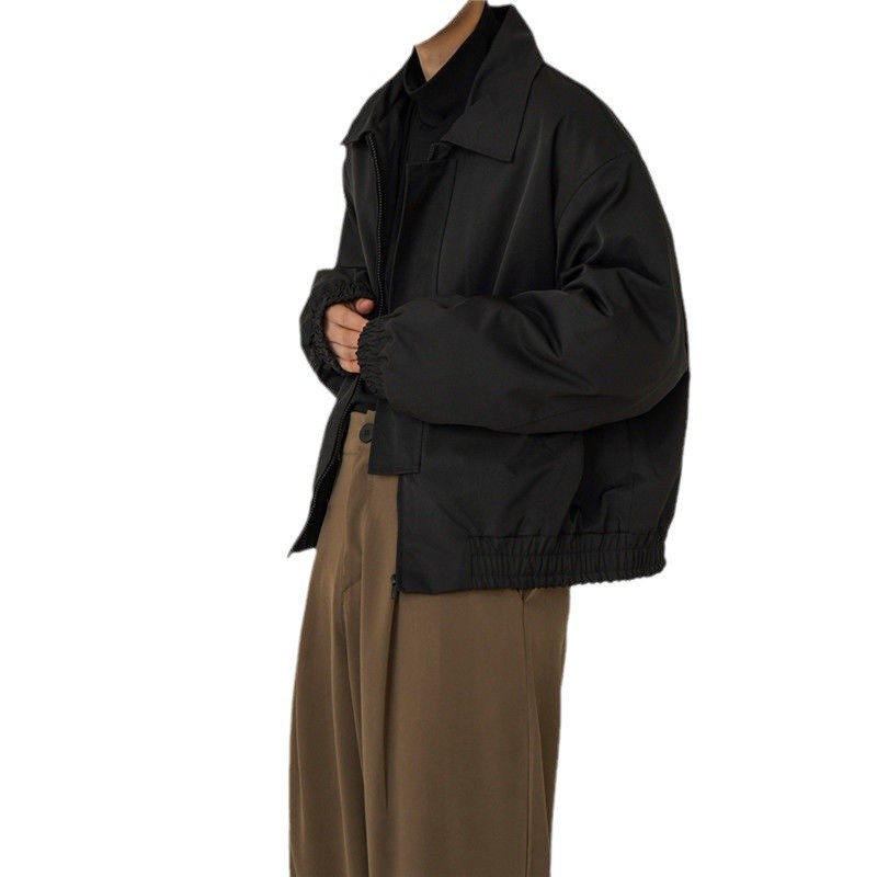 Otoño corto ropa de trabajo chaqueta de los hombres moda nacional Estilo funcional moda suelta personalidad casual guapo solapa chaqueta rompevientos