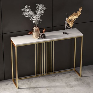Entrance Table Storage Rack Light Luxury Household Hall Cabinet Simple Table Entrance Cabinet Small Apartment Entrance Rack Iron Table