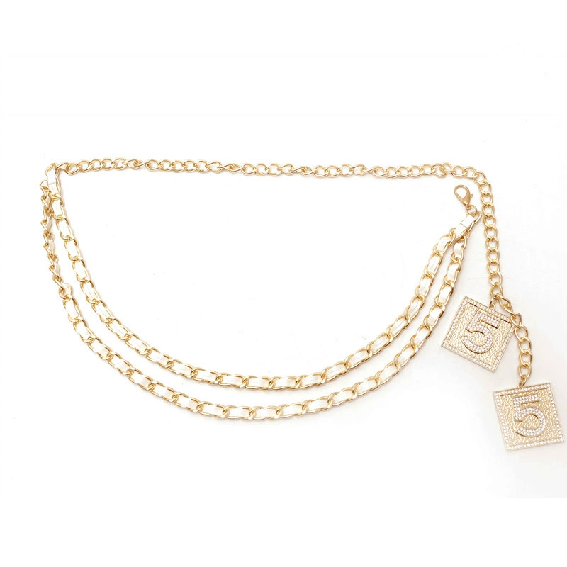 Модная цепочка платье украшения костюм пояс стиль Chanel оптом