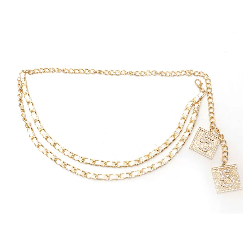 Модная цепочка платье украшения костюм пояс стиль Chanel оптом