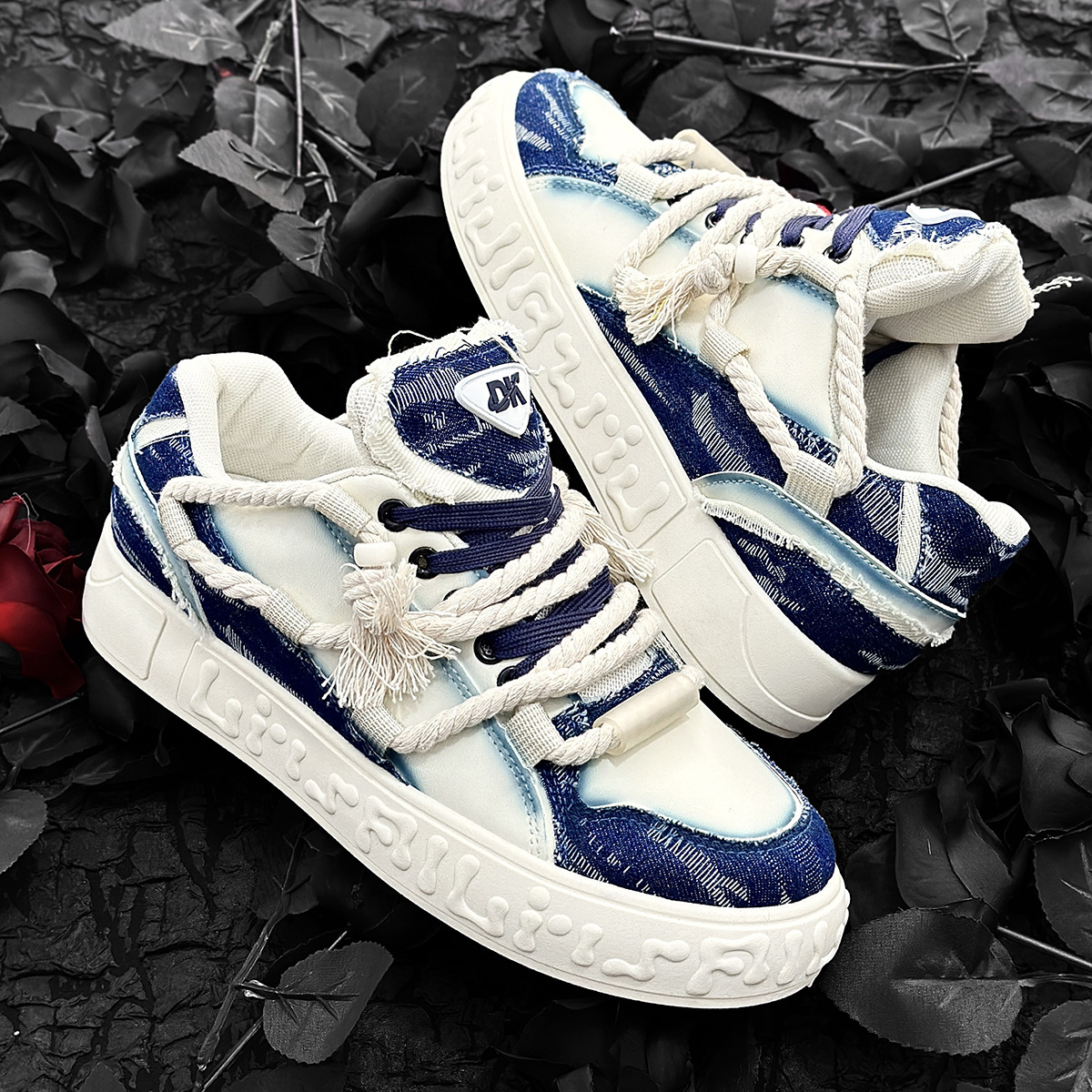 2023 Autumn New Men's Shoes Student Casual Shoes Korean Style Trendy Skate Shoes Men's Travel Shoes Dropshipping One Piece