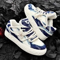 2023 Autumn New Men's Shoes Student Casual Shoes Korean Style Trendy Skate Shoes Men's Travel Shoes Dropshipping One Piece