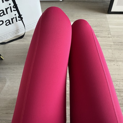 Quick-drying, high-waisted, nude-feeling, high-elasticity, no-embarrassment, yoga nine-point pants for women, running fitness leggings, training pants worn outside