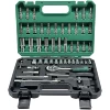 53-piece green and black set