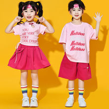 六一儿童节啦啦队中国风演出服幼儿园表演服小学生运动会班服套装