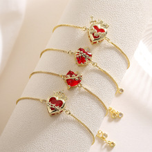 �Ĺ� �羳��Լͭ��18K���ɫ�ʯ��������ŮС�ڸ��Կɵ���������