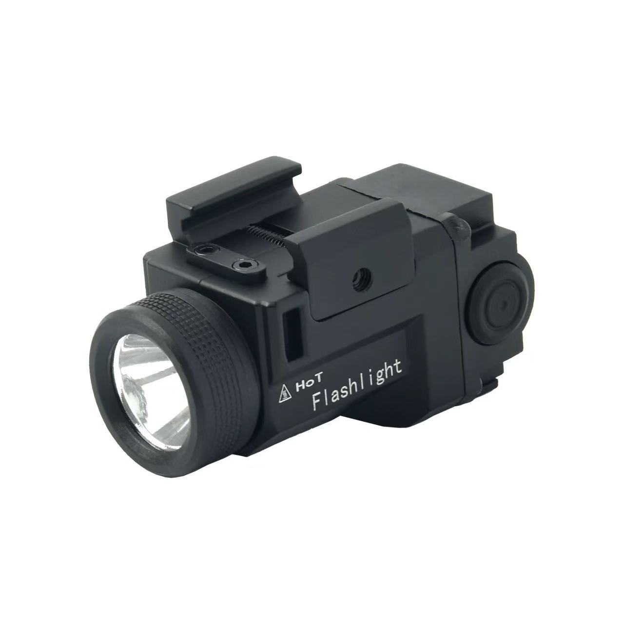 Linterna Táctica Colgante WL14 20mm 500LM Metal Recargable Type-C, Alta Luminosidad para Riel Táctico 20mm
