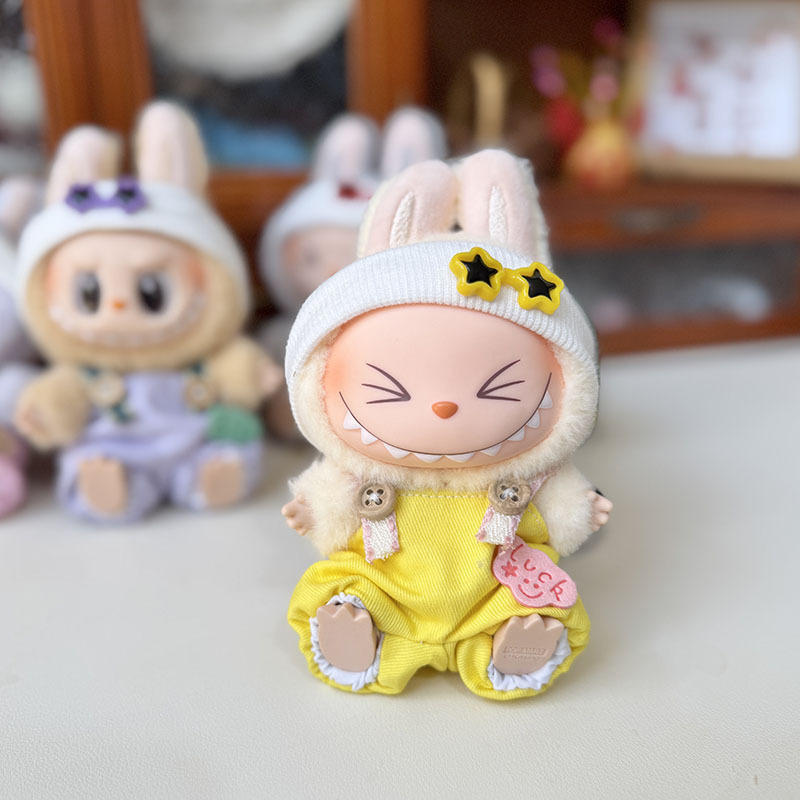 仅衣服] 一/二代La布布衣服挂件拉布布坐坐派对娃衣挂件草莓熊萌|undefined