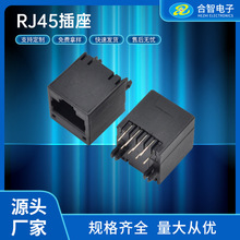 RJ45 8P8Cĸ����ʽֱ��ȫ�ܺ�ɫ���ĸ��RJ45 8P8C����W���B����