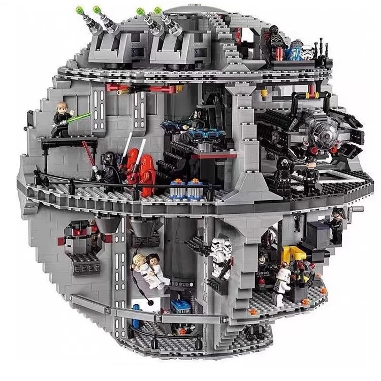 Совместимый с LEGO 75159 серия Звёздные Войны Звёздная Смерть 3-в-1 строительный набор